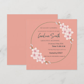 Customisable Bride to Be Celebration Invitation Ca