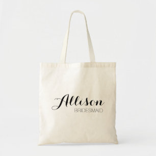Customisable Bridesmaid Tote Bag