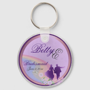 Customisable Bridesmaids Keepsake Keychain