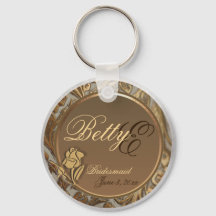 Customisable Bridesmaids Keepsake Keychain