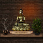 (Customisable) Buddha Statuette Standing Photo Sculpture<br><div class="desc">🔴🔴🔴 Note:  If you want to replace the text with your own,  click "Personalise",  but make sure the text fits into the area (what you see is what you get).</div>