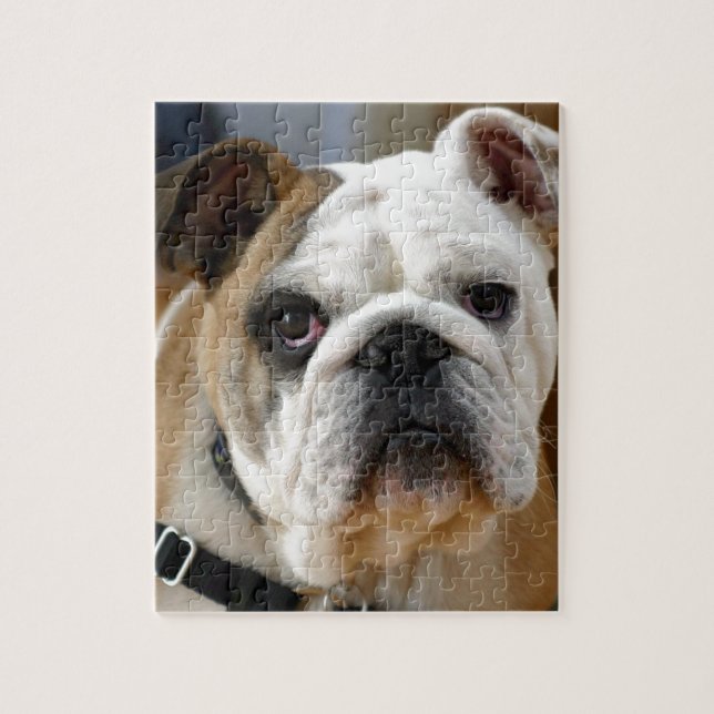 Customisable Bulldog Jigsaw Puzzle (Vertical)