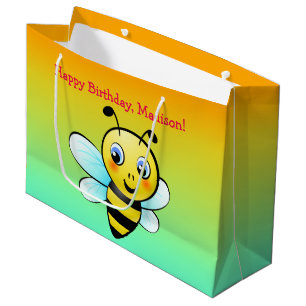 Customisable Bumblebee Large Gift Bag
