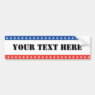 Customisable Bumper Sticker