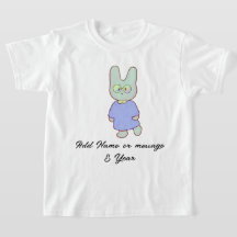 Customisable Bunny & Paw Prints Unisex adorable
