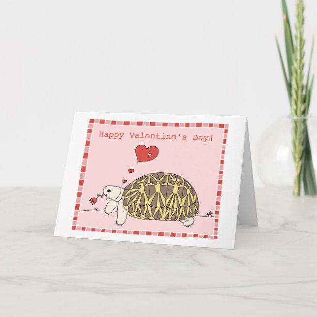 Customisable Burmese Star Tortoise Card #2 (Front)