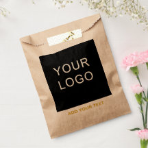 Customisable Business Add Logo Modern Brown