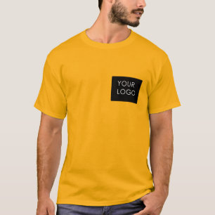 Customisable Business Add Logo Modern T-Shirt