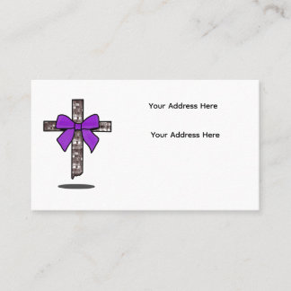 Customisable Business Card w/ Floating Cross