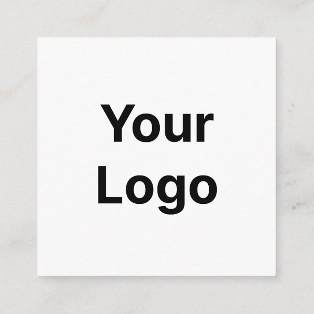 Customisable Business Card with QR Code (Back)