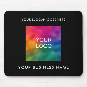 Customisable Business Company Logo Add Your Text Mouse Mat