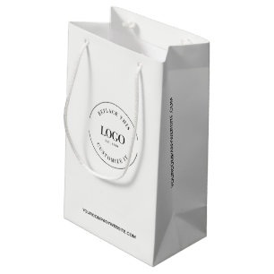 Customisable Business Company website Your Logo Me Small Gift Bag