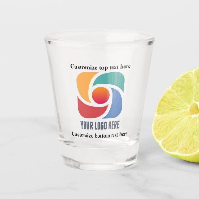 Customisable Business Logo Company Marketing Shot Glass (Front)