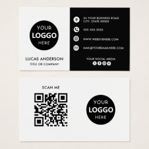 Customisable business logo website social media