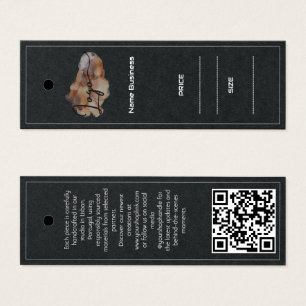 Customisable Business Name logo Clothing Tag
