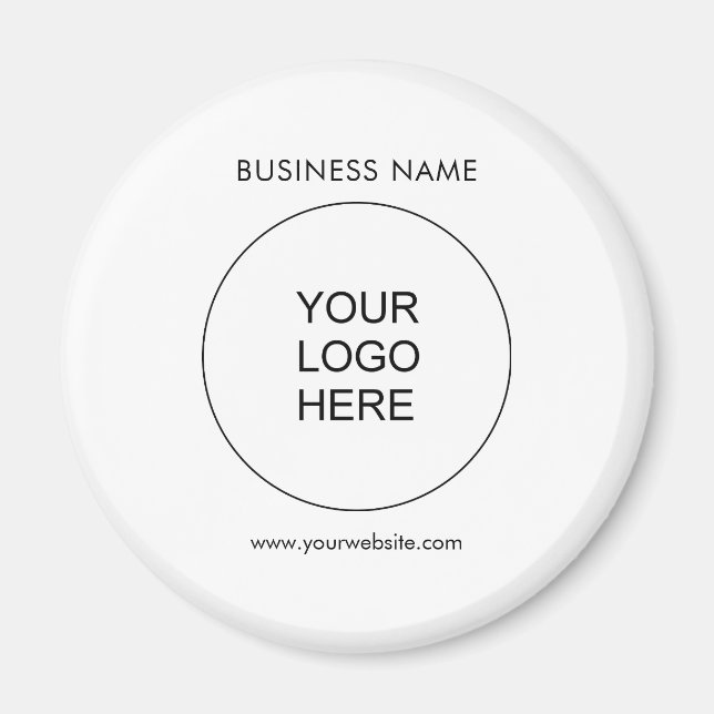 Customisable Business Promotional Template Logo Magnet (Front)