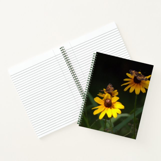 Customisable Butterflies and Wildflowers Notebook  (Inside)
