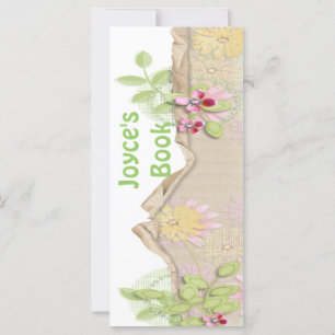 Customisable Butterfly Bookmark Book Mark