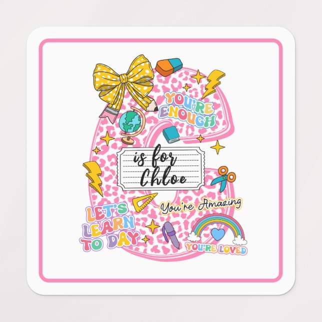 Customisable “C is for” Alphabet Art – Inspiration (Design 1)