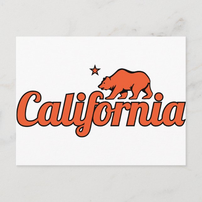 Customisable Calfiornia Postcard (Front)