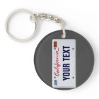 (Customisable) California License Plate