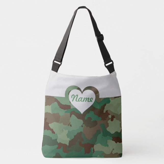 Customisable Camo for Large Crossbody Bag (Front)