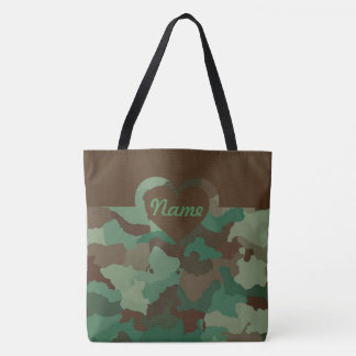 Customisable Camo for Large Tote Bag