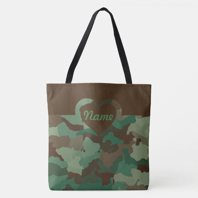Customisable Camo for Large Tote Bag (Front)