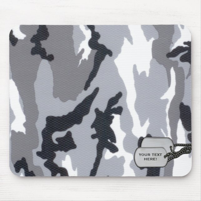 Customisable camouflage mouse pad (Front)