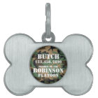 Customisable Camouflage Pet Dog ID Tag