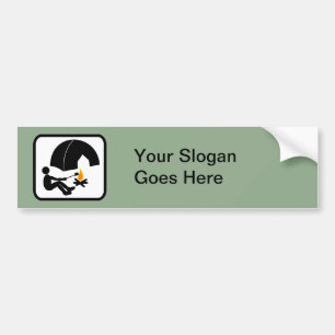 Customisable Camper Logo Bumper Sticker