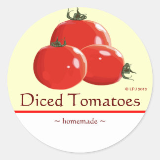 Customisable Canned Tomatoes Label