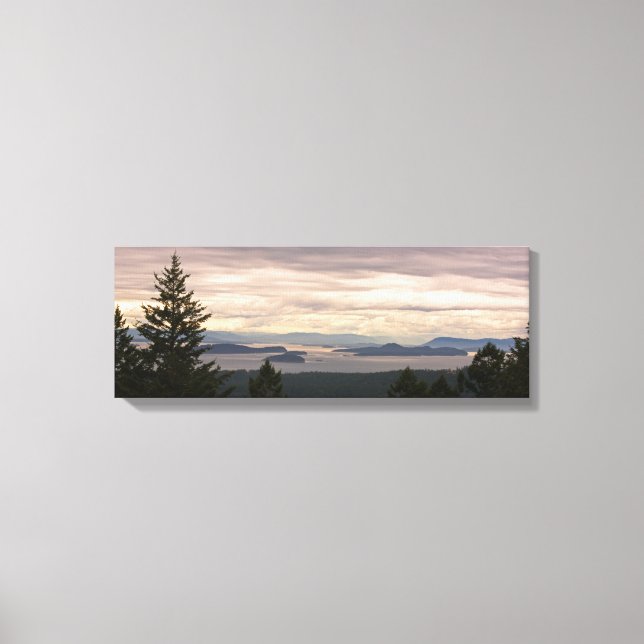 Customisable Canvas Print: San Juan Islands Pano Print (Front)