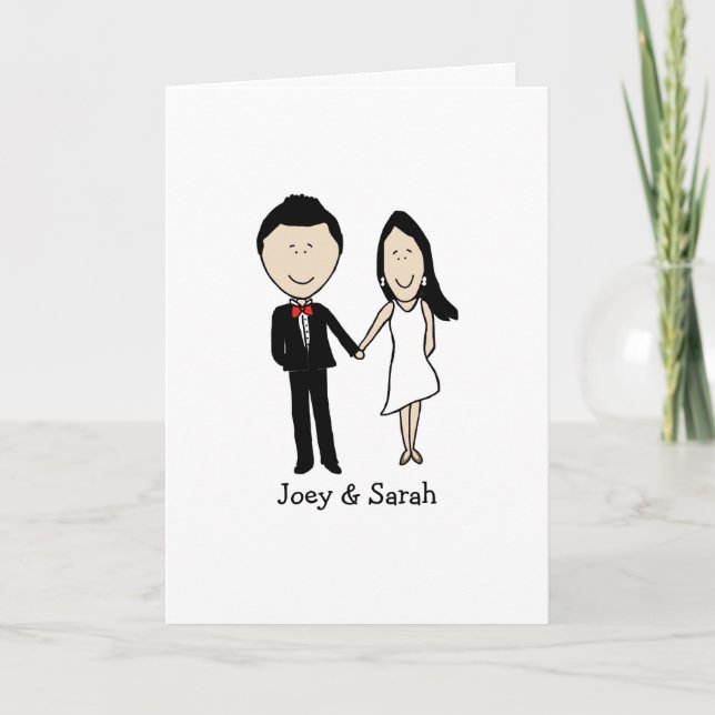 Customisable card- classy couple card (Front)
