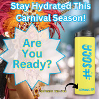 Customisable Caribbean Carnival-Themed Tumbler