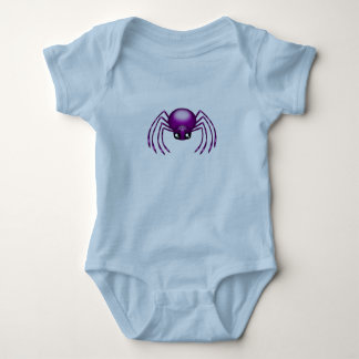 Customisable Cartoon Purple Spider Infant Creeper