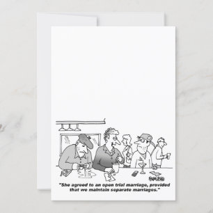 Customisable Cartoon Wedding Invitation