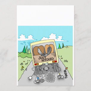 Customisable Cartoon Wedding Invitation