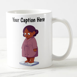 Customisable Cartoon Weight Scale Coffee Mug