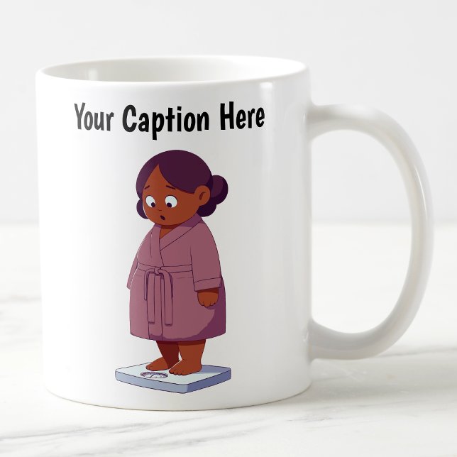 Customisable Cartoon Weight Scale  Coffee Mug (Creator Uploaded)