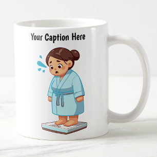 Customisable Cartoon Weight Scale Coffee Mug