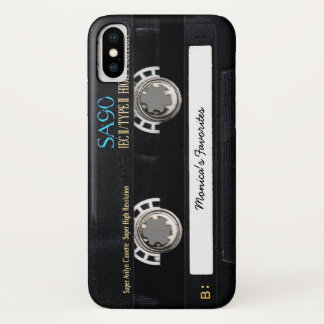 Customisable Cassette Tape iPhone X Case