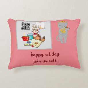 Customisable Cat Lover Accent Pillow