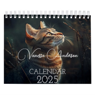 Customisable Cat-Themed Calendar with Notes