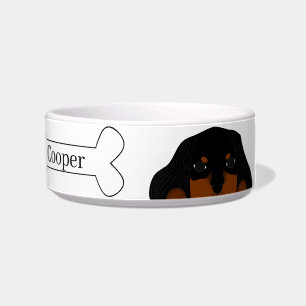 Customisable Cavalier King Charles Spaniel Dog Bowl