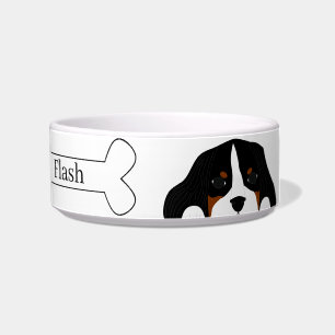 Customisable Cavalier King Charles Spaniel Dog Bowl