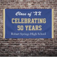 Customisable! Celebrate any year reunion banner