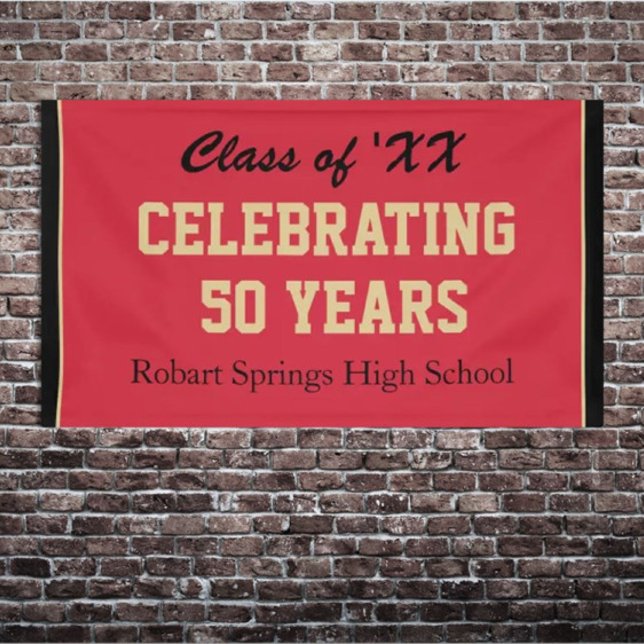 Customisable! Celebrate any year reunion banner (Creator Uploaded)