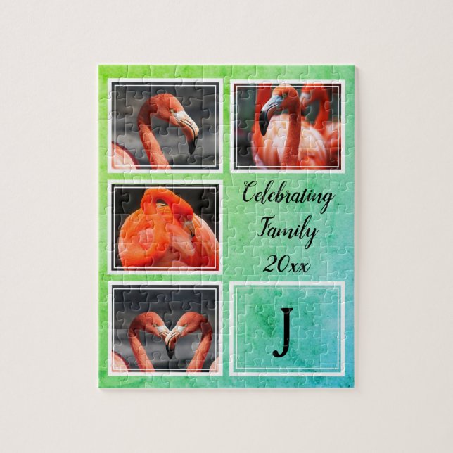 Customisable CELEBRATING FAMILY Photo Keepsake Jigsaw Puzzle (Vertical)