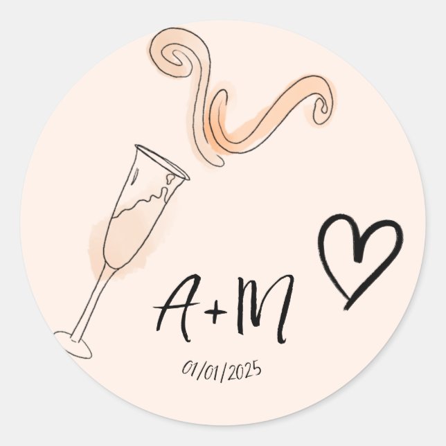 Customisable Celebration Sticker (Front)